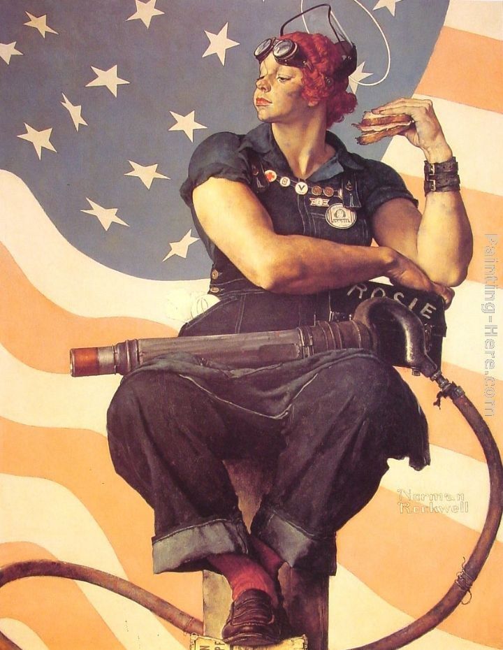 Norman Rockwell Rosie the Riveter